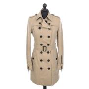 Pre-owned Cotton outerwear Burberry Vintage , Beige , Dames