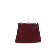 Pre-owned Canvas bottoms Burberry Vintage , Red , Dames