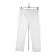 Pre-owned Cotton bottoms Burberry Vintage , White , Dames