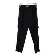 Pre-owned Silk bottoms Givenchy Pre-owned , Black , Dames