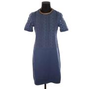 Pre-owned Fabric dresses Louis Vuitton Vintage , Blue , Dames