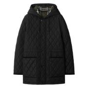 Zwarte Quilts voor Stijlvolle Huizen Burberry , Black , Dames