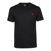 Zwart T-Shirt - Klassiek Model Polo Ralph Lauren , Black , Heren