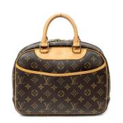 Pre-owned Canvas handbags Louis Vuitton Vintage , Brown , Dames