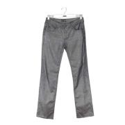 Pre-owned Cotton jeans Armani Pre-owned , Gray , Dames