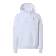 Hoodie North Sails , White , Heren