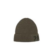 Stijlvolle Beanie Hoed voor Mannen Replay , Green , Heren