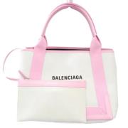 Pre-owned Leather handbags Balenciaga Vintage , Beige , Dames