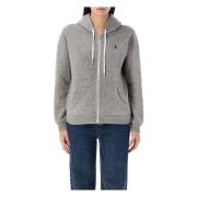 Zip Hoodie voor Stijlvol Comfortabel Dragen Polo Ralph Lauren , Gray ,...