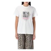 Schattig Kittens T-shirt Ganni , White , Dames