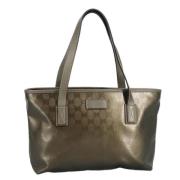 Pre-owned Fabric totes Gucci Vintage , Gray , Dames