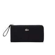 Elegant Portemonnee met Meerdere Zakken Lacoste , Black , Dames