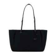 Stijlvolle Zwarte Nylon Georgia Winkelmand Michael Kors , Black , Dame...