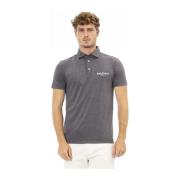 Tijdloze Polo-Varsity Elegantie Baldinini , Gray , Heren