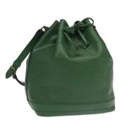 Pre-owned Leather louis-vuitton-bags Louis Vuitton Vintage , Green , D...