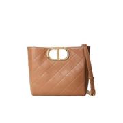 Handtas Twinset , Brown , Dames