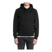 Hoodie met capuchon Replay , Black , Heren