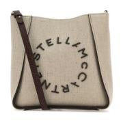 Canvas Crossbody Tas in Cappuccino Stella McCartney , Beige , Dames