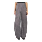 Hoge taille broek in Ruwen stijl Cortana , Gray , Dames