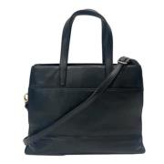 Pre-owned Leather handbags Loewe Pre-owned , Black , Dames