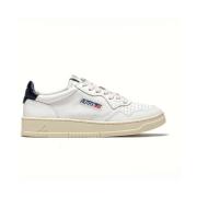 Medalist Witte Leren Sneakers Autry , White , Heren