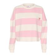 Roze Nectar Sweatshirt met Geborduurd Detail Saint Tropez , Pink , Dam...