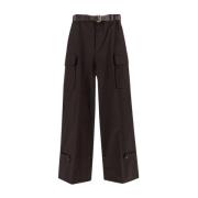 Cargo Broek Saint Laurent , Brown , Dames