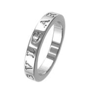 Pre-owned Platinum rings Bvlgari Vintage , Gray , Dames