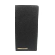 Pre-owned Leather wallets Cartier Vintage , Black , Dames