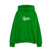 Hoodie met voor- en achterprint Barrow , Green , Heren