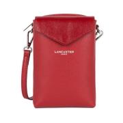 Dubbele Rits Smartphone Pouch Maya Carmin Lancaster , Red , Dames