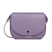 Magnetische Flap Schoudertas Donkerpaars Lancaster , Purple , Dames