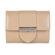 Flap Portemonnee met Metalen Sluiting Paris Ily Lancaster , Beige , Da...