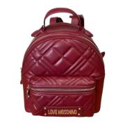 Gewatteerde Damesrugzak van Moschino Love Moschino , Red , Dames