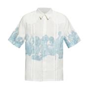 Blauw Klassieke Kraag Shirt Korte Mouwen Givenchy , Blue , Heren