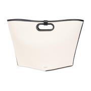 Grote Opvouwbare Shopper Tas Alaïa , Beige , Dames