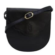 Pre-owned Leather shoulder-bags Yves Saint Laurent Vintage , Black , D...