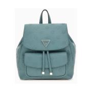 Teal Rugzak met Omklapbare Sluiting Guess , Green , Dames