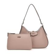 Shoulder Bags Guess , Pink , Dames