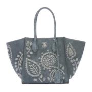 Krokodillenprint Suède Maggie Tas Ermanno Scervino , Gray , Dames