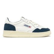 Witte Leren Vintage Stijl Sneakers Autry , White , Dames