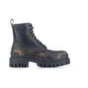 Strike Boots Balenciaga , Black , Heren