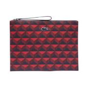 Seizoensgebonden Concept Pouch Henne/Marine Lacoste , Red , Unisex