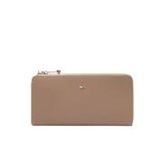 Daily City Portemonnee Taupe Krokodil Patroon Lacoste , Beige , Dames