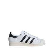 Schelp Teen Leren Sneakers Adidas , White , Heren