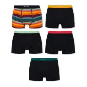 Merkboxers 5-pack Paul Smith , Black , Heren