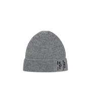 Stijlvolle Beanie Hoed Replay , Gray , Heren