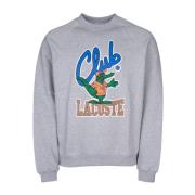 Stijlvolle Sweatshirt voor Mannen Lacoste , Gray , Heren