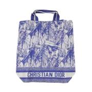 Pre-owned Cotton totes Dior Vintage , Blue , Dames