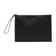 Moderne Clutch met Band Lacoste , Black , Dames